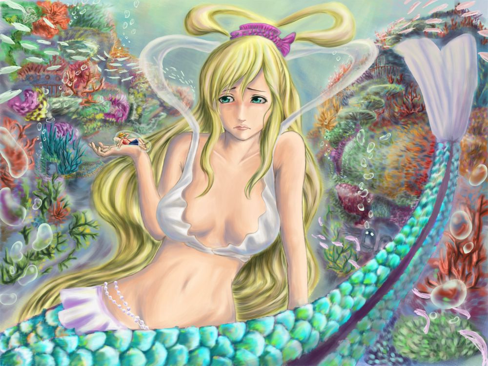 [Secondary] erotic image of a person character mermaid sex who can not be bothered even if the face is beautiful 24