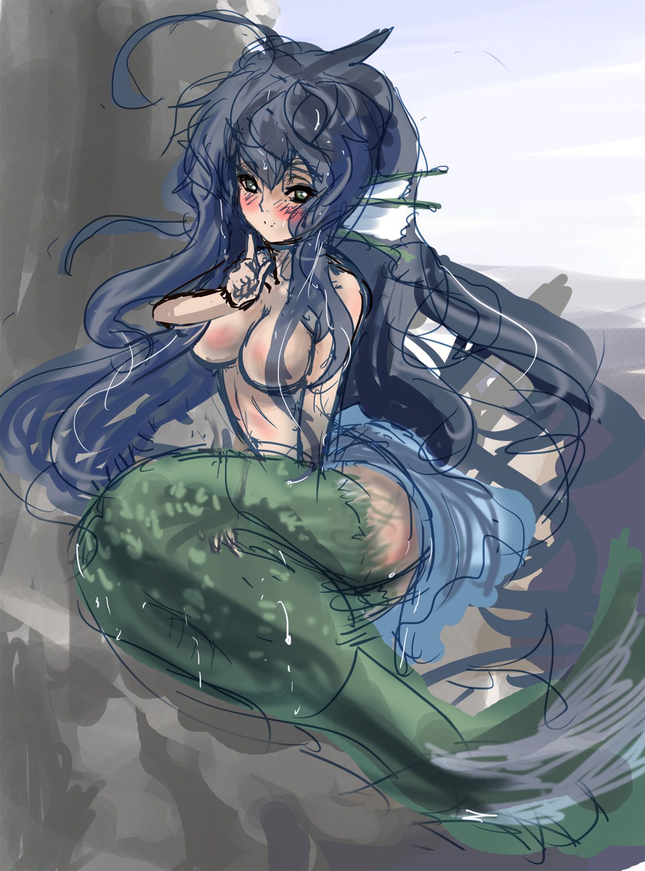 [Secondary] erotic image of a person character mermaid sex who can not be bothered even if the face is beautiful 69