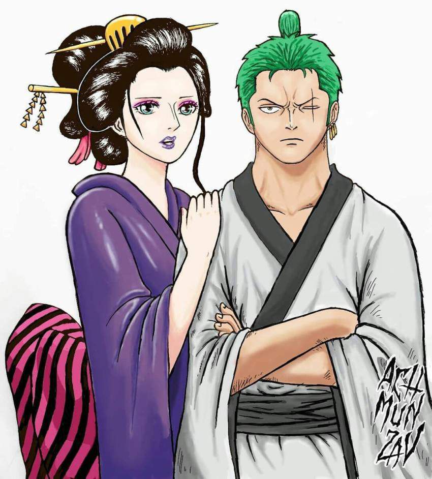 [ONEPIECE] erotic image of Nami &amp;amp; Nico Robin [Wano country edition] 35