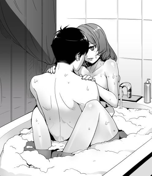 Erotic images of various juice dripping couples in a large annoying "sex in bathtub" for those who enter later 3