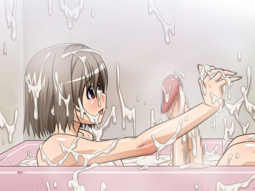 Erotic images of various juice dripping couples in a large annoying "sex in bathtub" for those who enter later 38