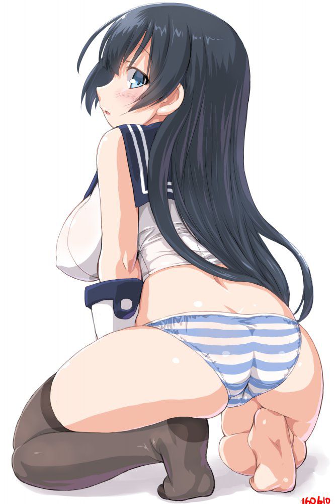 【Secondary】Ultimate! Horizontal stripe panties! Shimashima Pants Image [Erotic] Part 5 30