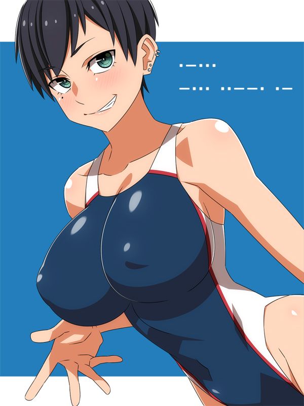 [Secondary] unbalanced erotic image that seems to like mania of big even if it is boyish short hair 5