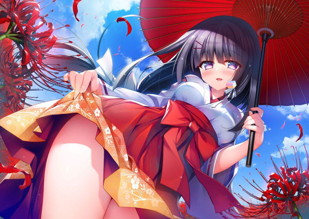 Please erotic image that the shrine maiden pulls out! 17
