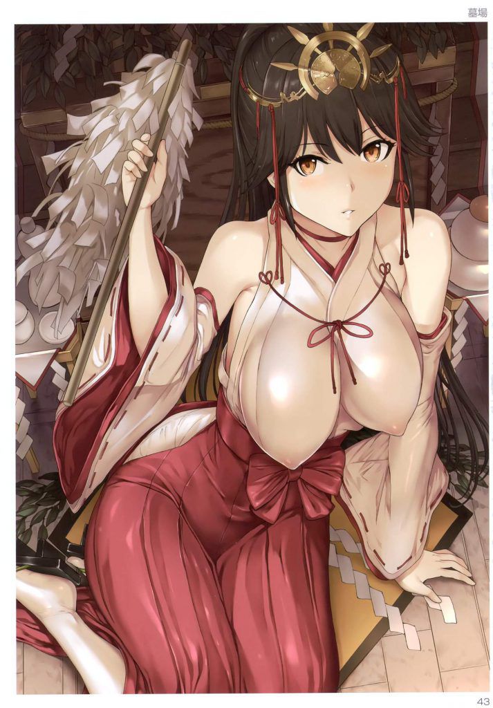 Please erotic image that the shrine maiden pulls out! 6