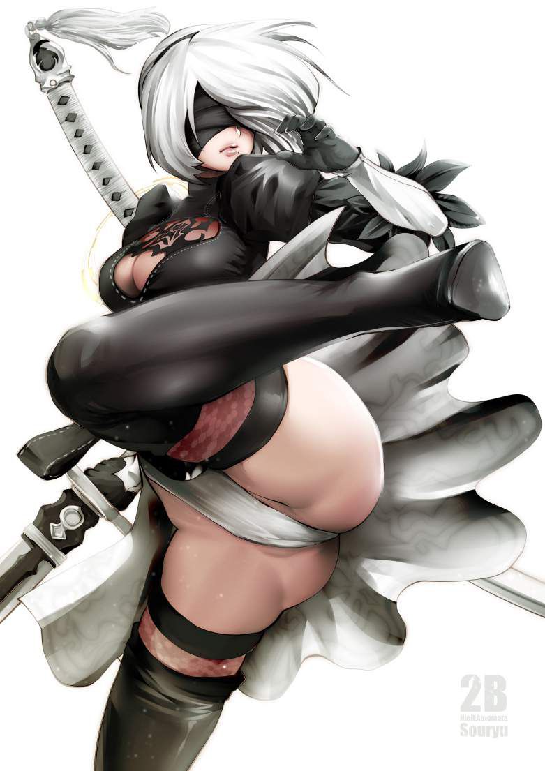 [Secondary] erotic image of fighting girl "Panchira high kick" who shows panchira at the same time as attacking the main character 59