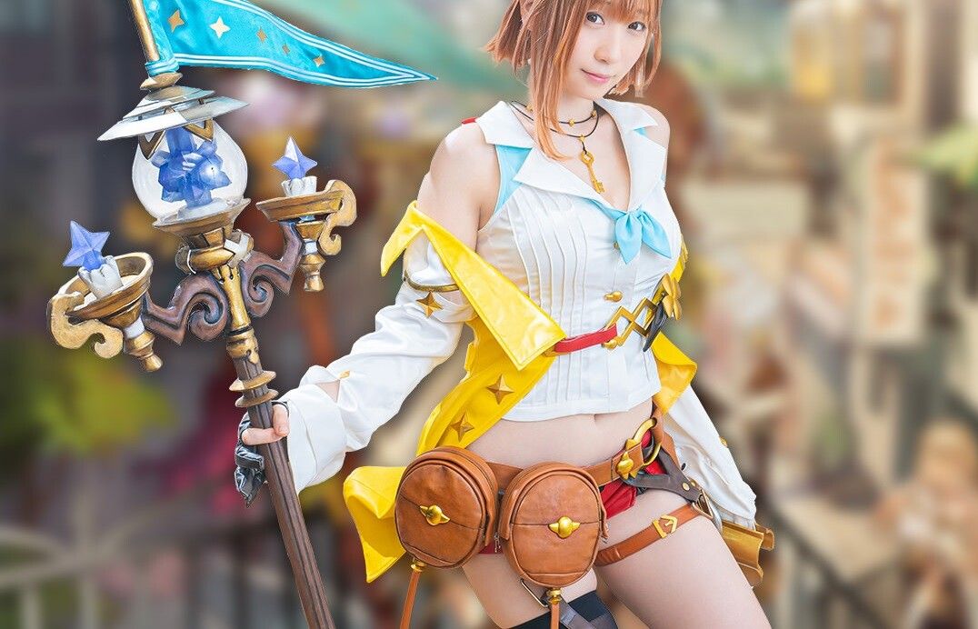 [Liza's Atelier 2] Iori Mo jacks the official site in cosplay that reproduces Liza's thighs! 1