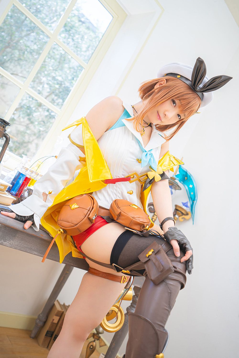 [Liza's Atelier 2] Iori Mo jacks the official site in cosplay that reproduces Liza's thighs! 11