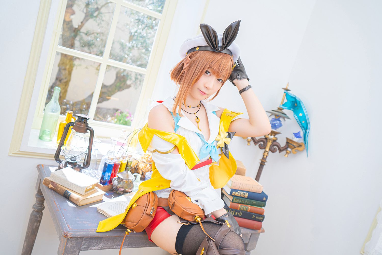 [Liza's Atelier 2] Iori Mo jacks the official site in cosplay that reproduces Liza's thighs! 12