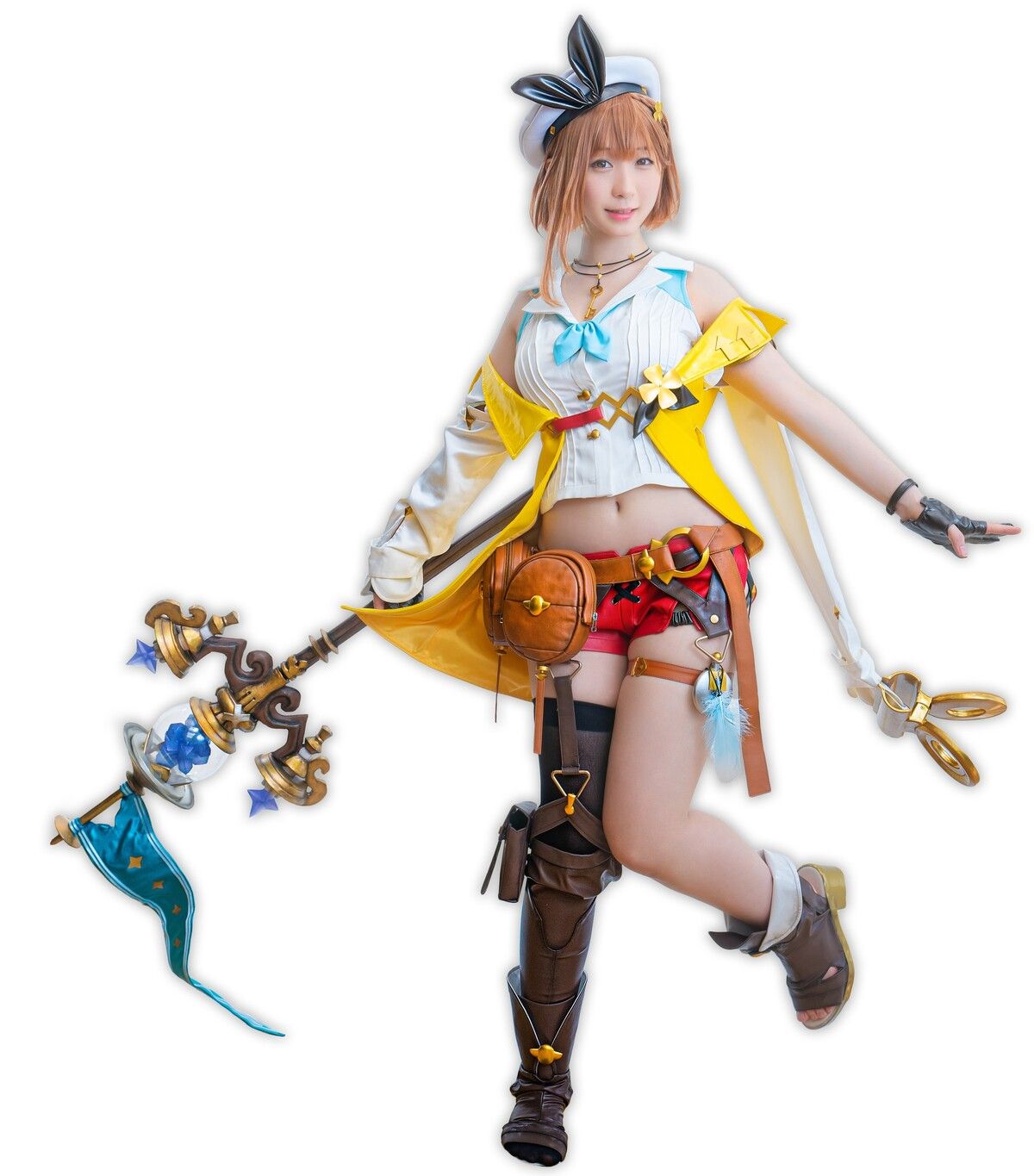 [Liza's Atelier 2] Iori Mo jacks the official site in cosplay that reproduces Liza's thighs! 2