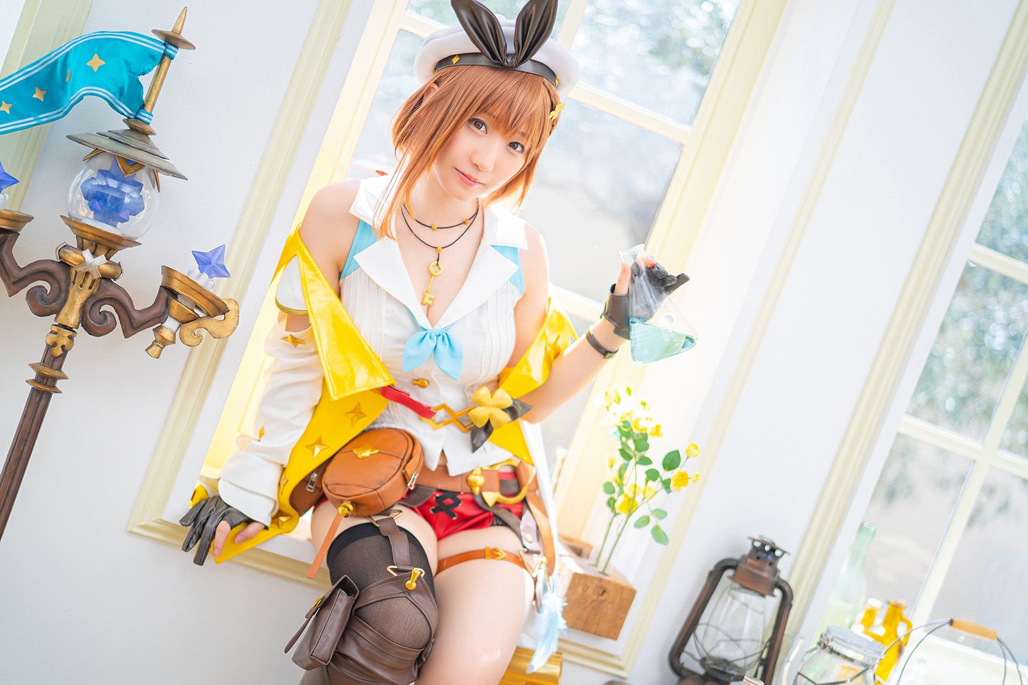 [Liza's Atelier 2] Iori Mo jacks the official site in cosplay that reproduces Liza's thighs! 5