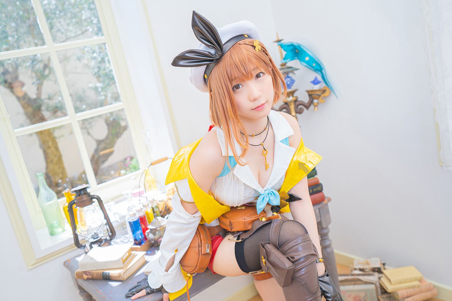 [Liza's Atelier 2] Iori Mo jacks the official site in cosplay that reproduces Liza's thighs! 6