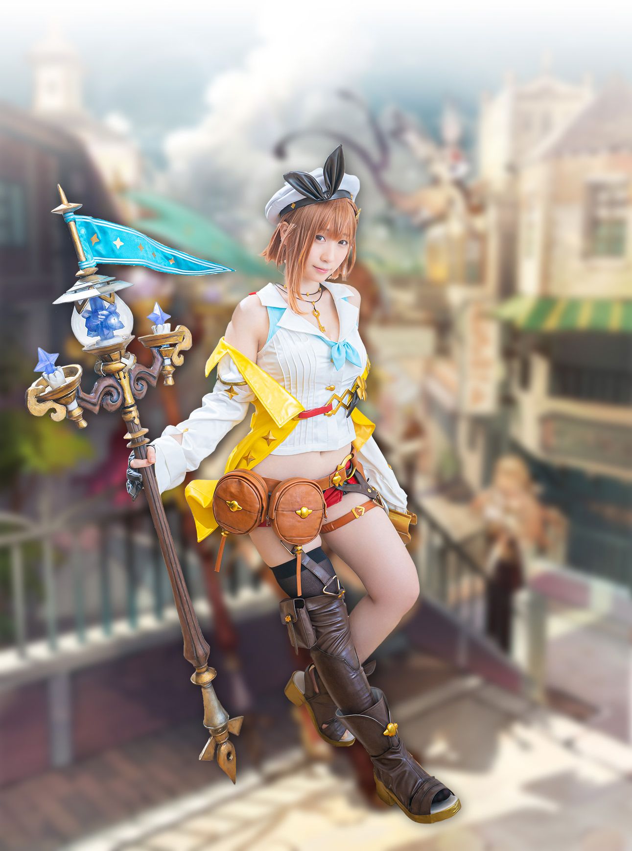 [Liza's Atelier 2] Iori Mo jacks the official site in cosplay that reproduces Liza's thighs! 8