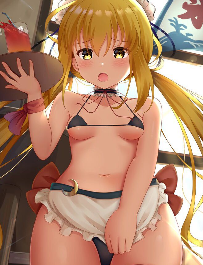 Secondary image of a beautiful girl's extreme swimsuit 105