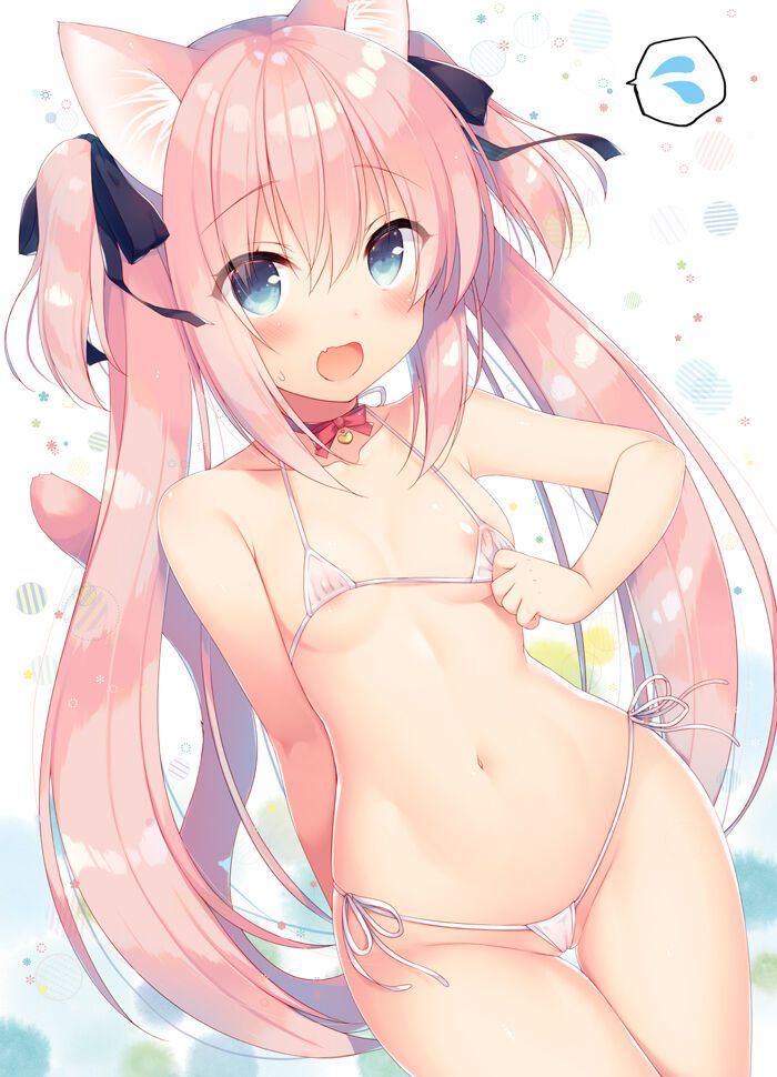 Secondary image of a beautiful girl's extreme swimsuit 111