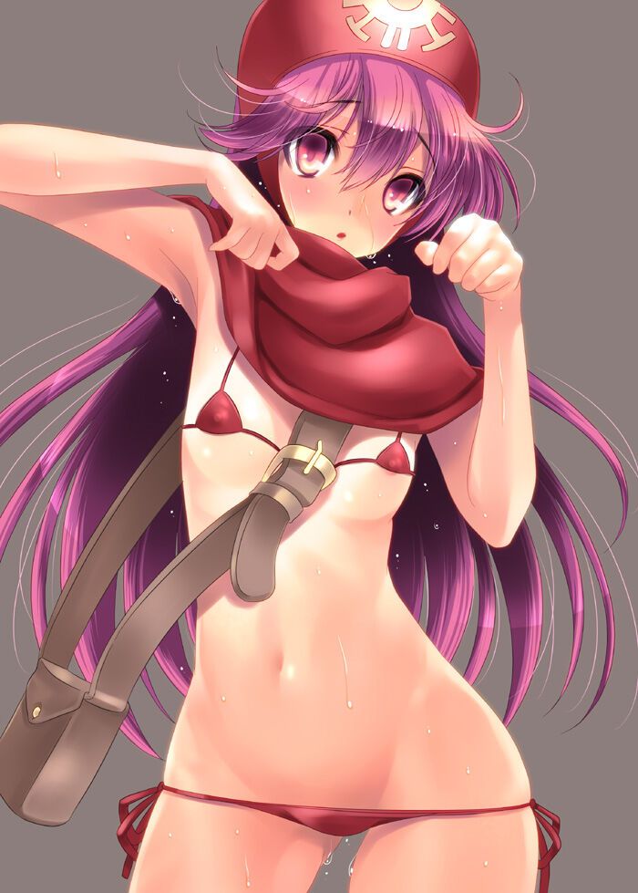 Secondary image of a beautiful girl's extreme swimsuit 154