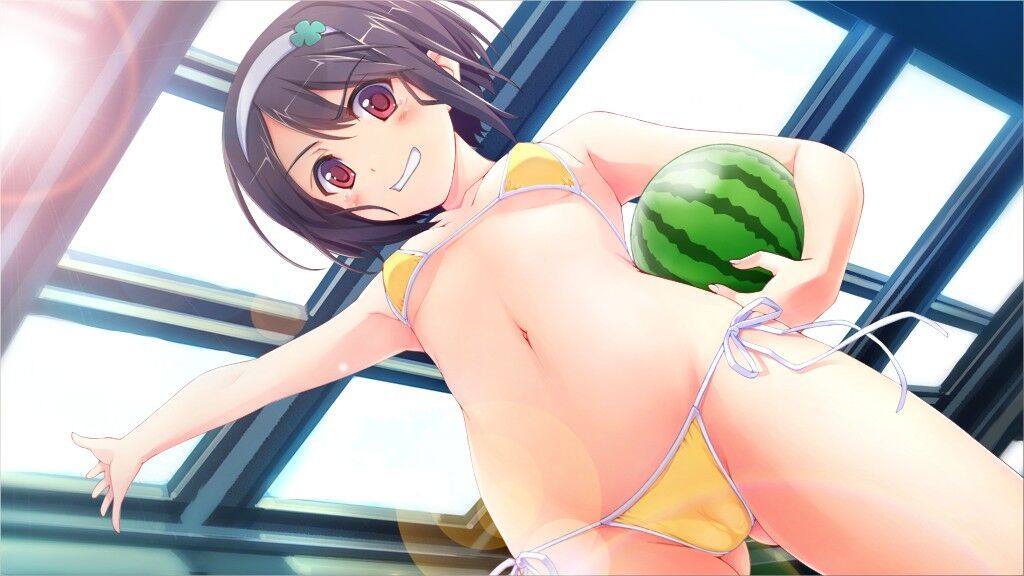 Secondary image of a beautiful girl's extreme swimsuit 18