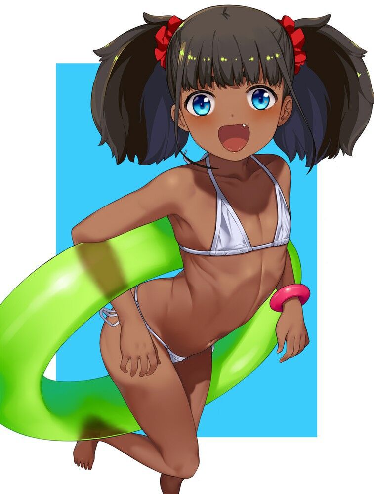 Secondary image of a beautiful girl's extreme swimsuit 61