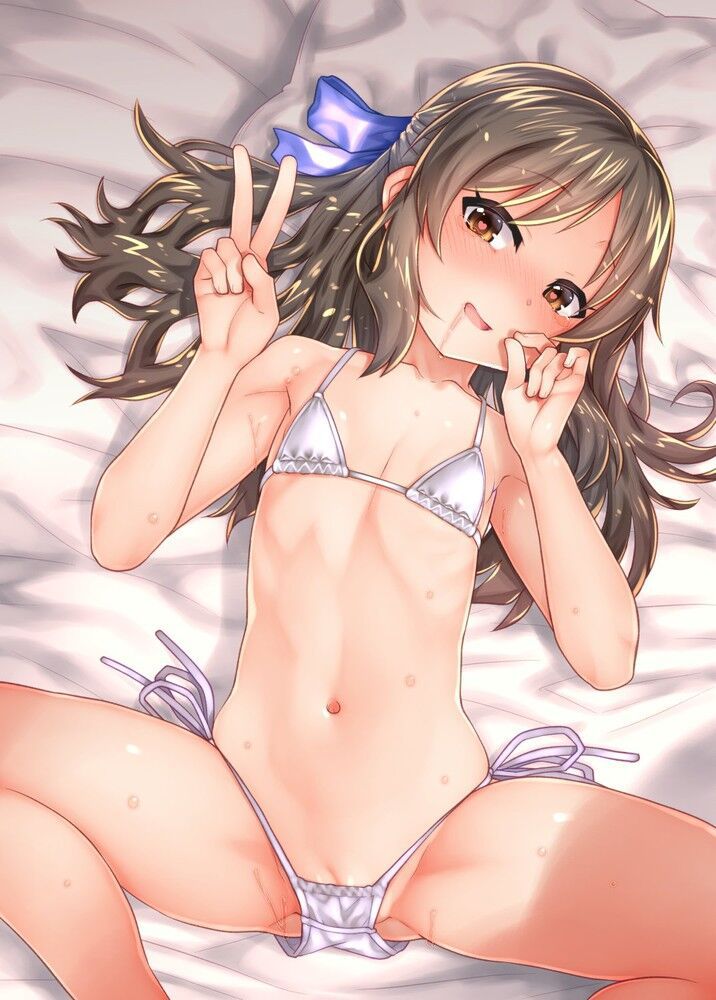 Secondary image of a beautiful girl's extreme swimsuit 67
