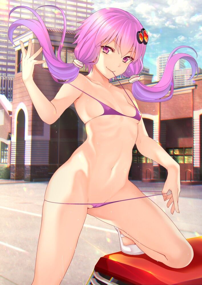 Secondary image of a beautiful girl's extreme swimsuit 74