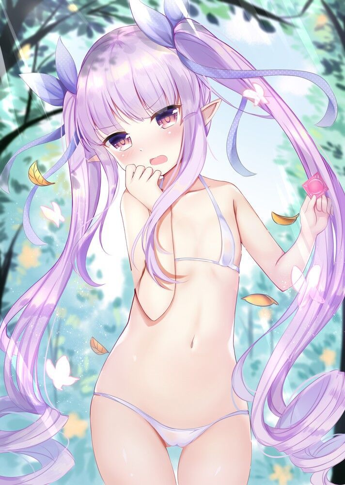Secondary image of a beautiful girl's extreme swimsuit 77