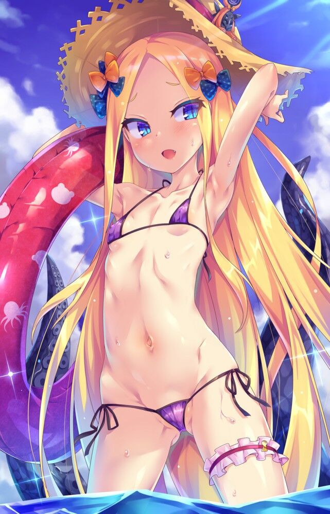 Secondary image of a beautiful girl's extreme swimsuit 78