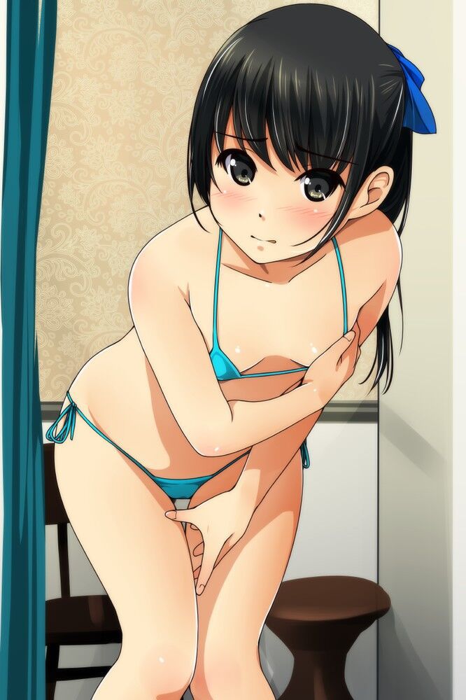Secondary image of a beautiful girl's extreme swimsuit 88