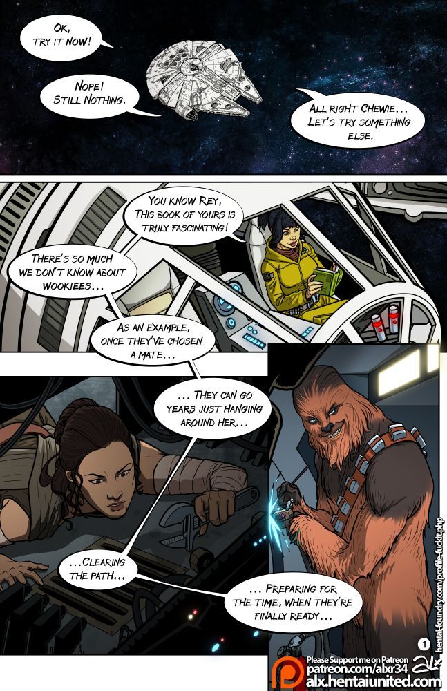 [Fuckit] Star Wars: A Complete Guide to Wookie Sex [Ongoing] 2