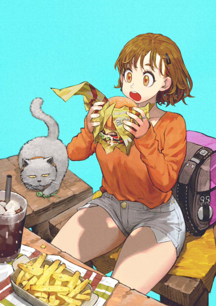 Secondary: Images of girls eating and drinking 14