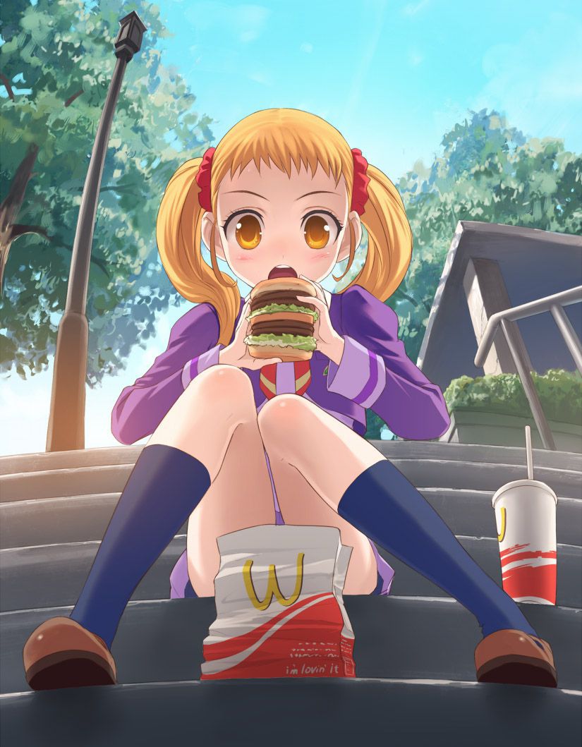Secondary: Images of girls eating and drinking 39