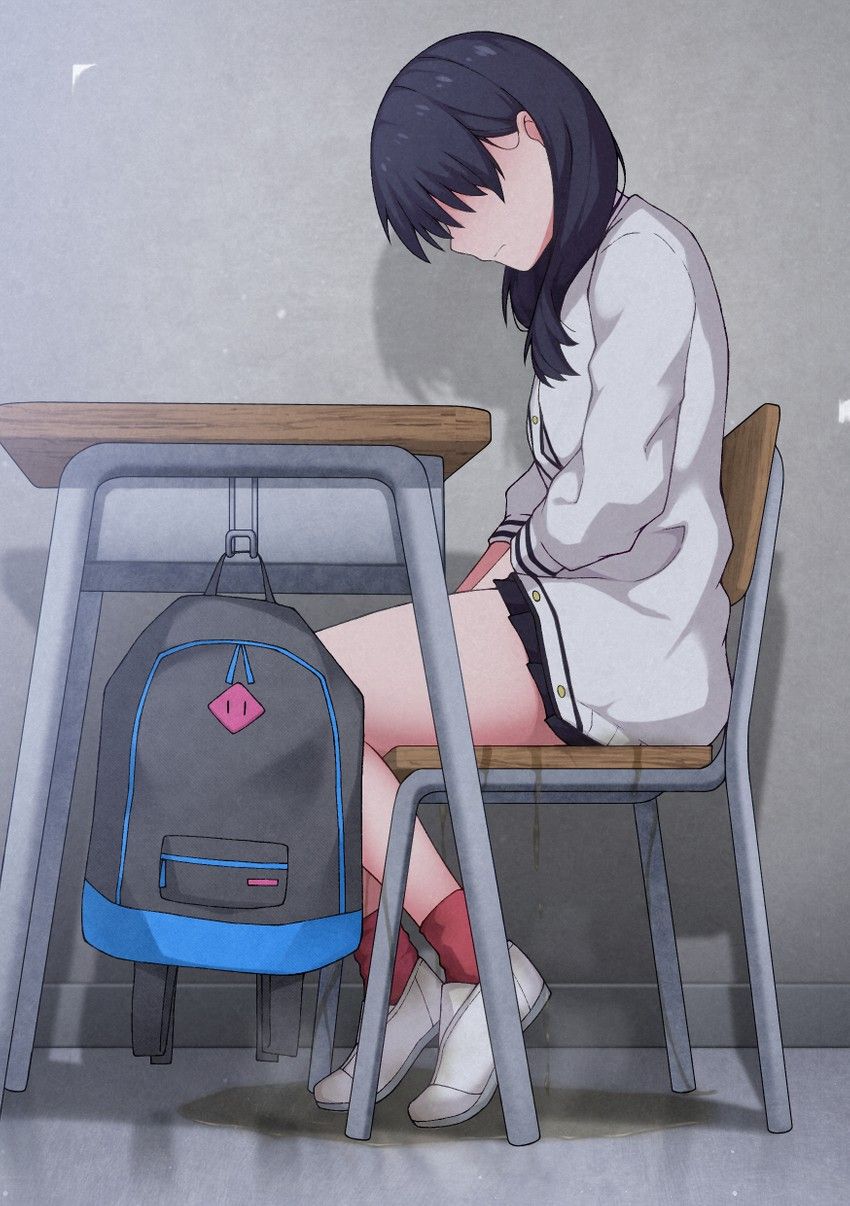 [Secondary] erotic image of a girl who already refuses to go to school in front of a friend 68