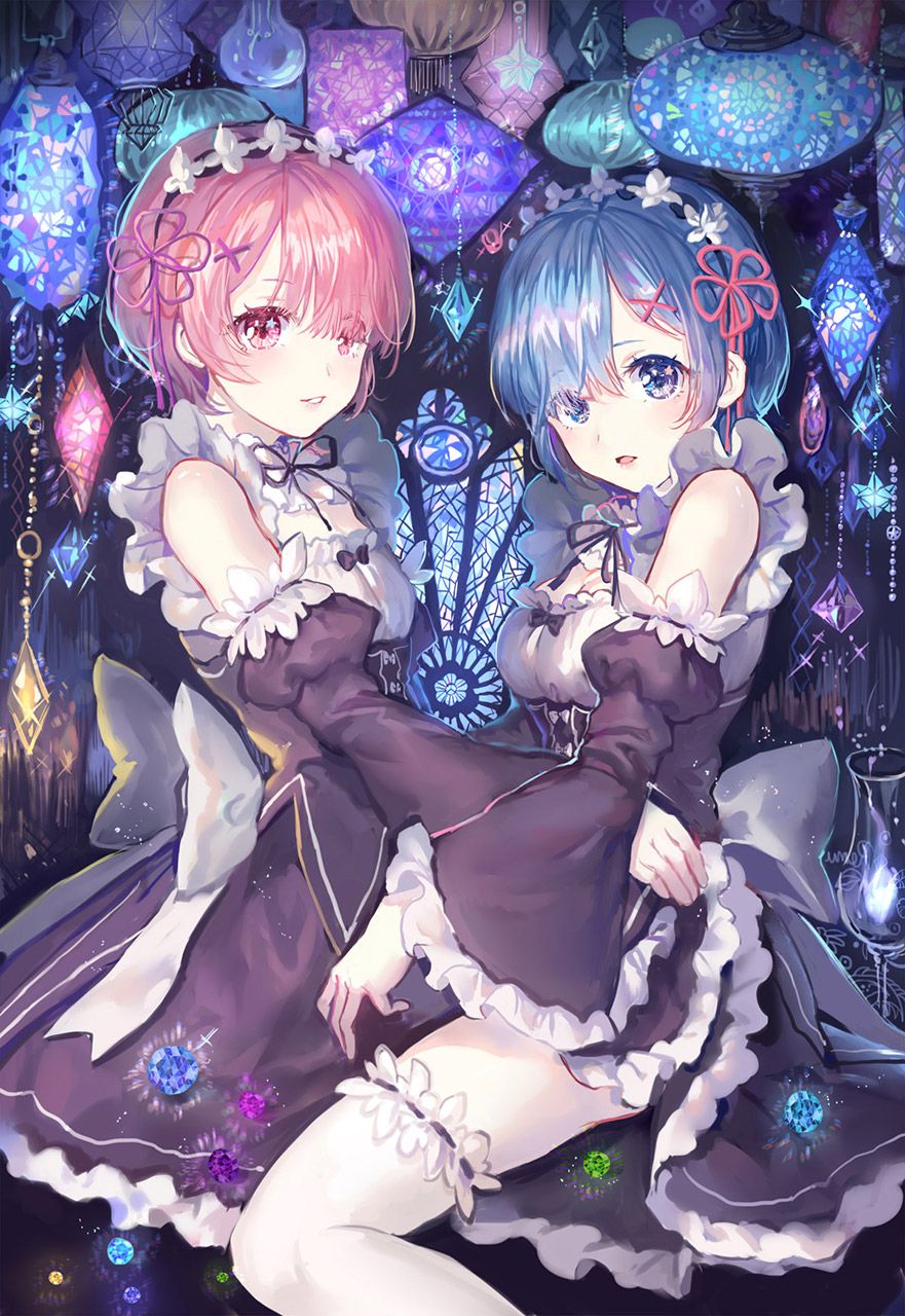 2D Re: less erotic image of REM Rin of different world life starting from zero [re-zero] 57 sheets 14