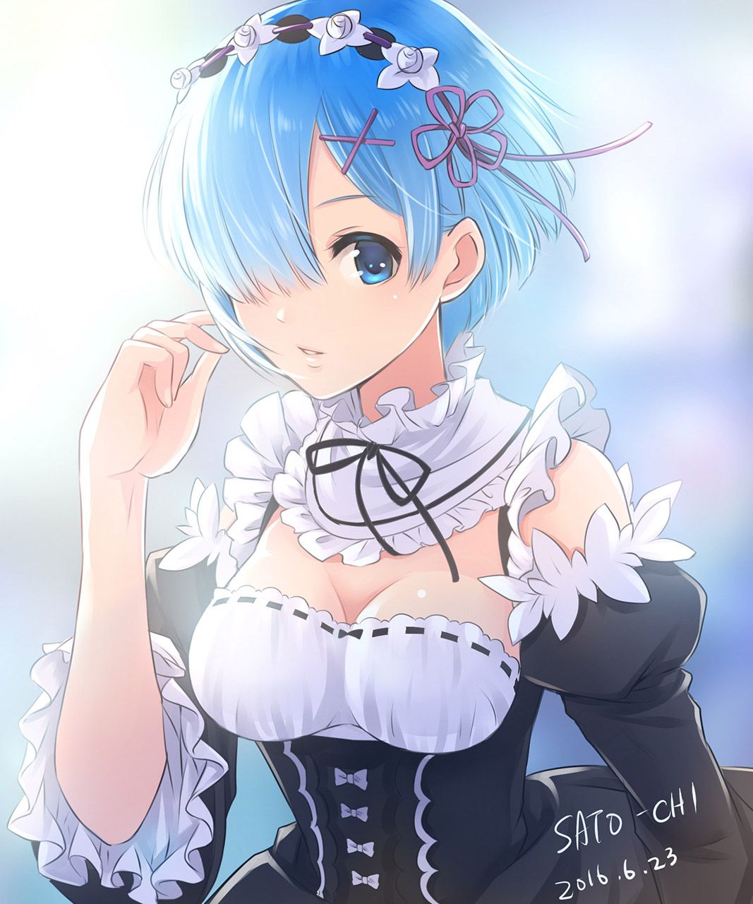 2D Re: less erotic image of REM Rin of different world life starting from zero [re-zero] 57 sheets 29