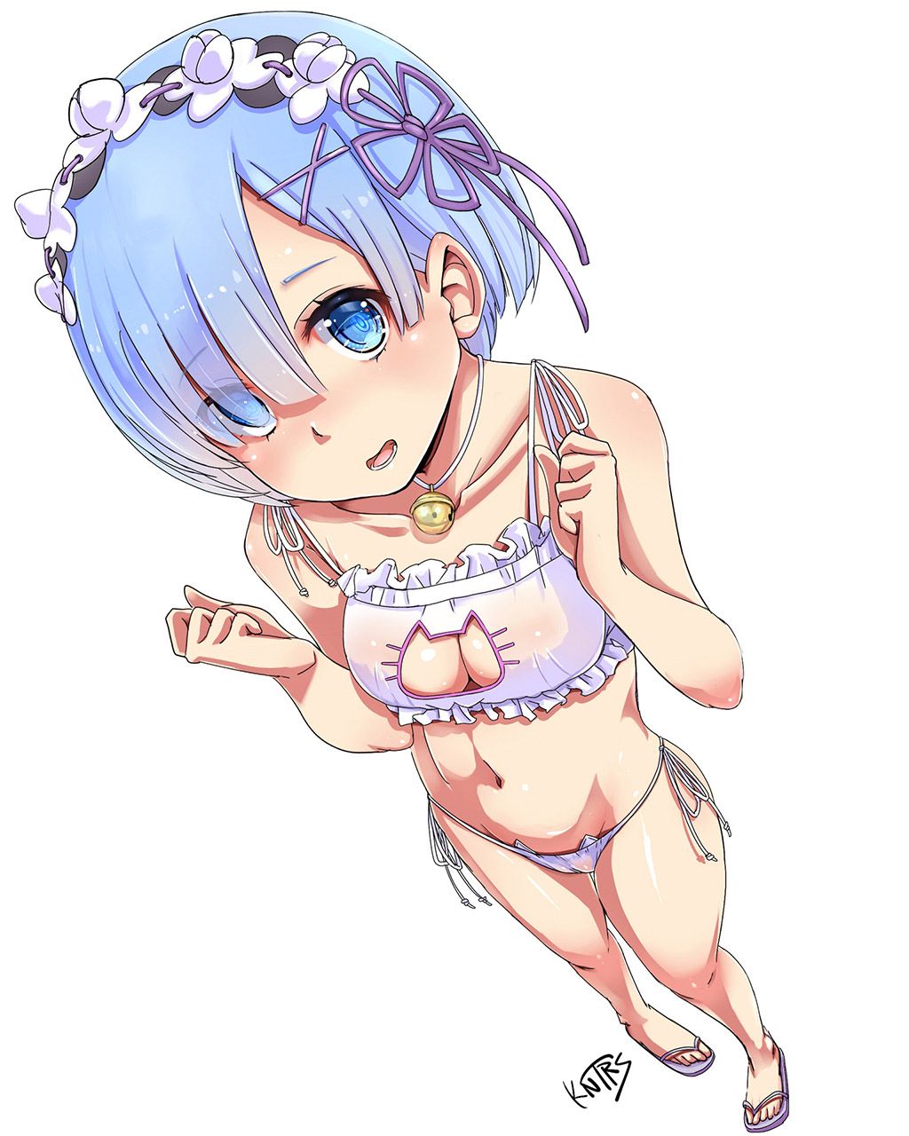 2D Re: less erotic image of REM Rin of different world life starting from zero [re-zero] 57 sheets 55