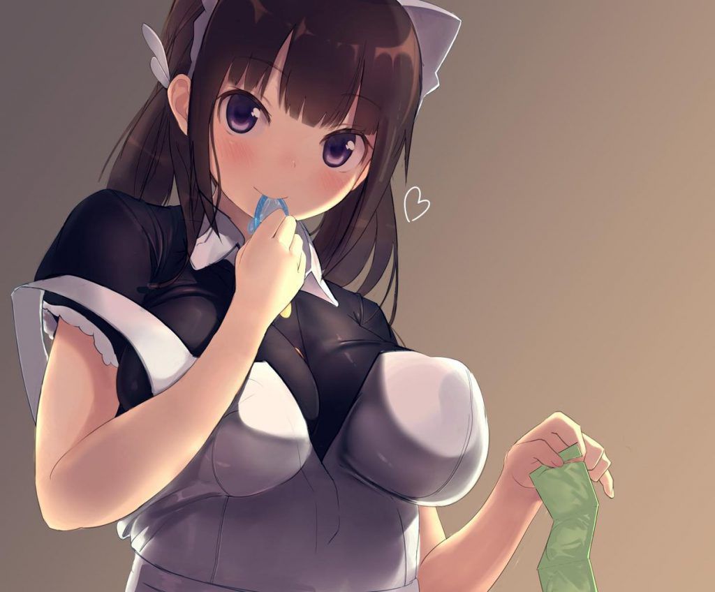 [Secondary] naughty image of a pretty girl in the maid's messy 3