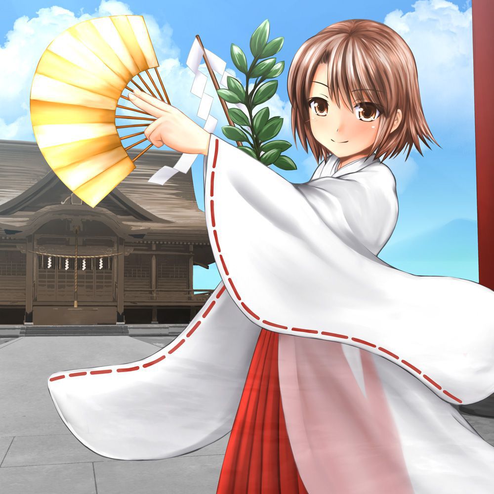 Please take a secondary picture of a shrine maiden! 4