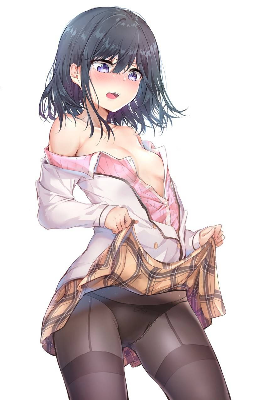 [Secondary] erotic image of a cute high school girl is not usually that show pants to up their skirt 11