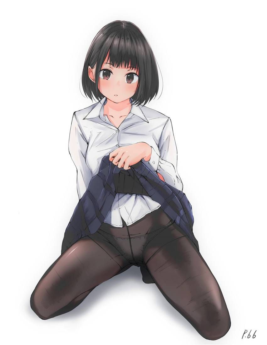 [Secondary] erotic image of a cute high school girl is not usually that show pants to up their skirt 26