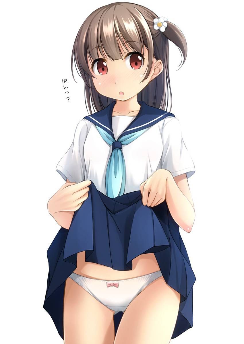 [Secondary] erotic image of a cute high school girl is not usually that show pants to up their skirt 5