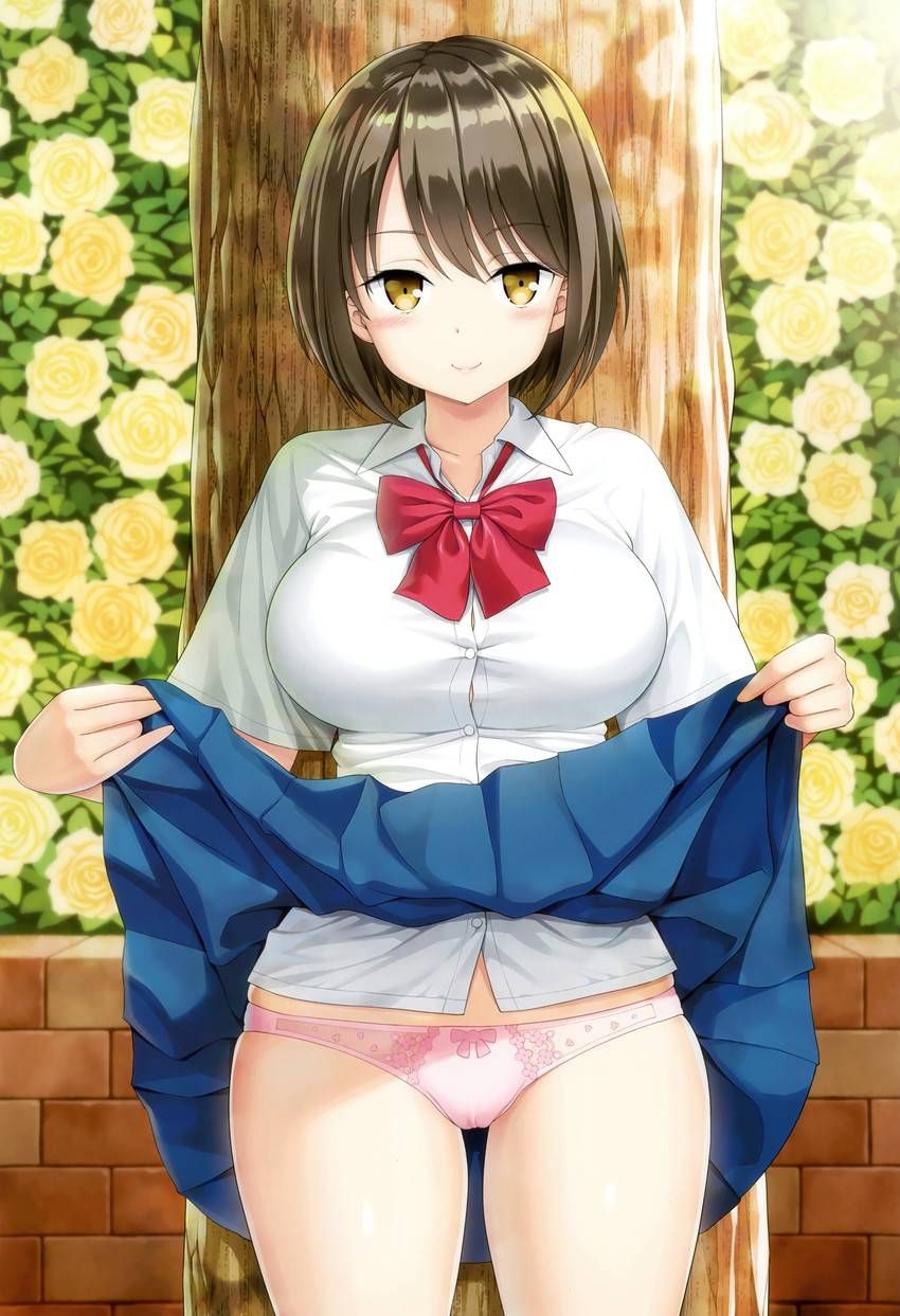 [Secondary] erotic image of a cute high school girl is not usually that show pants to up their skirt 65