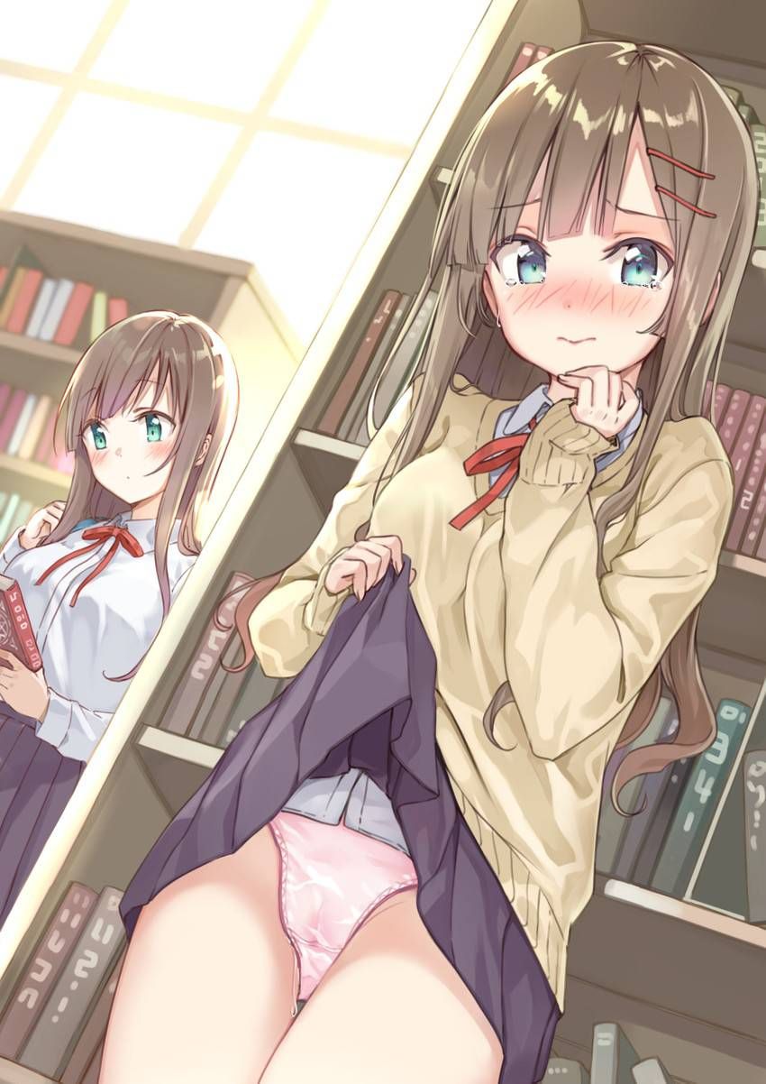 [Secondary] erotic image of a cute high school girl is not usually that show pants to up their skirt 66