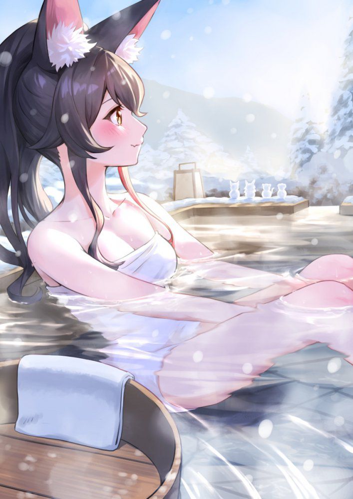 【Secondary】Image of a girl taking a hot spring / open-air bath [Erotic] Part 11 30