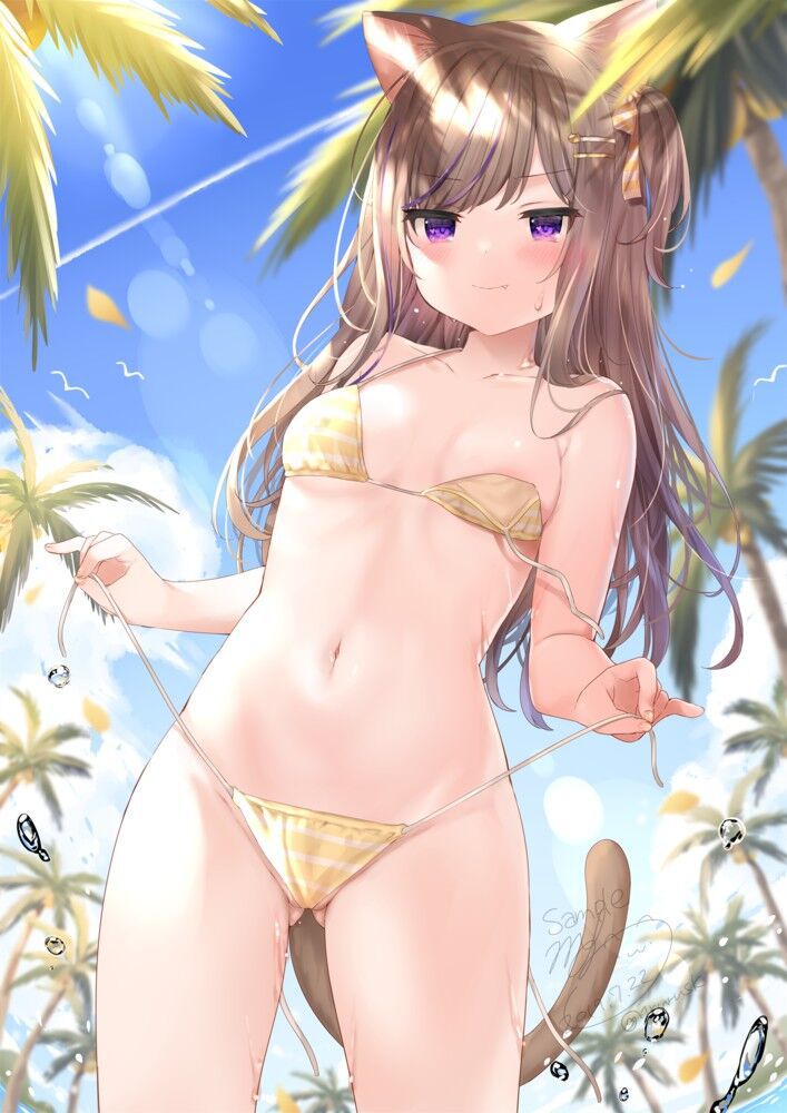 Secondary image of a cute girl's bikini swimsuit 10