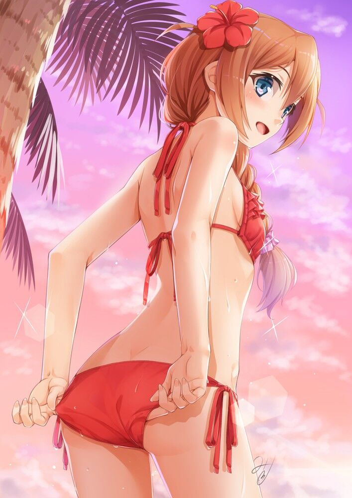 Secondary image of a cute girl's bikini swimsuit 108