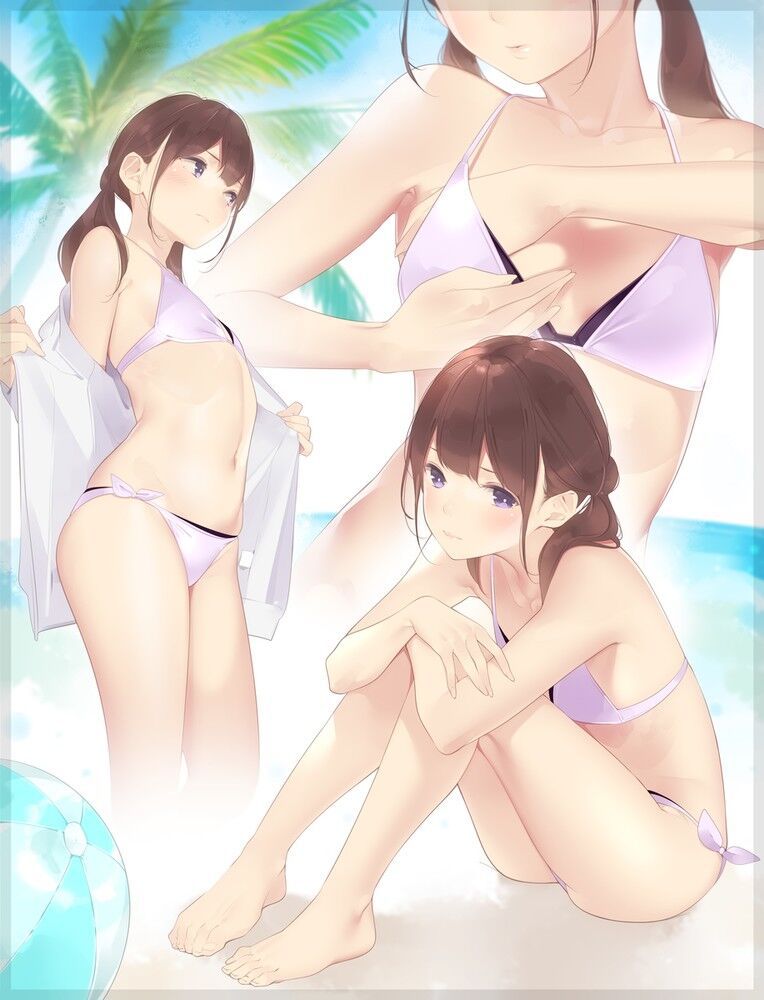 Secondary image of a cute girl's bikini swimsuit 124