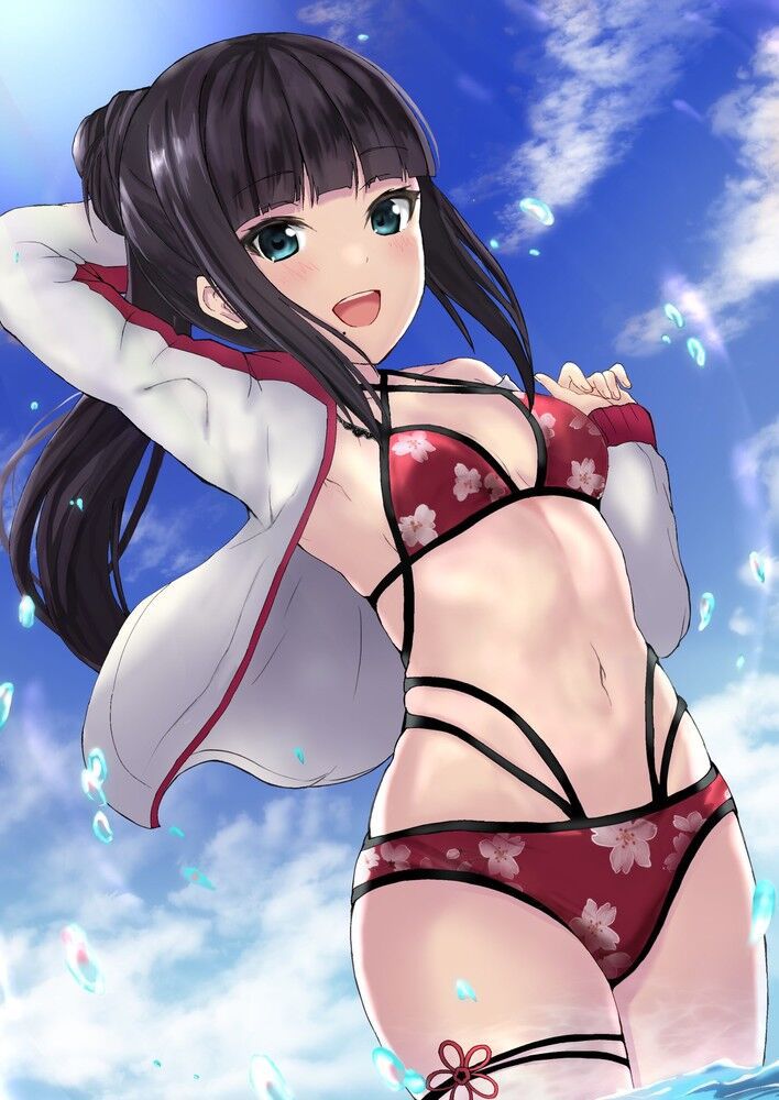 Secondary image of a cute girl's bikini swimsuit 128
