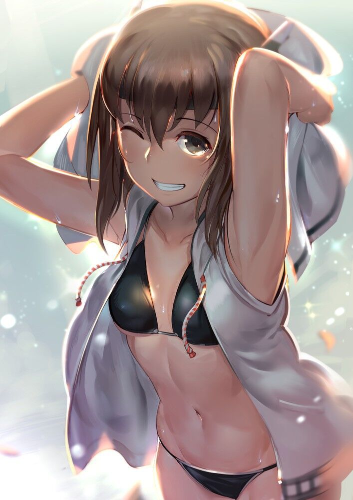 Secondary image of a cute girl's bikini swimsuit 133
