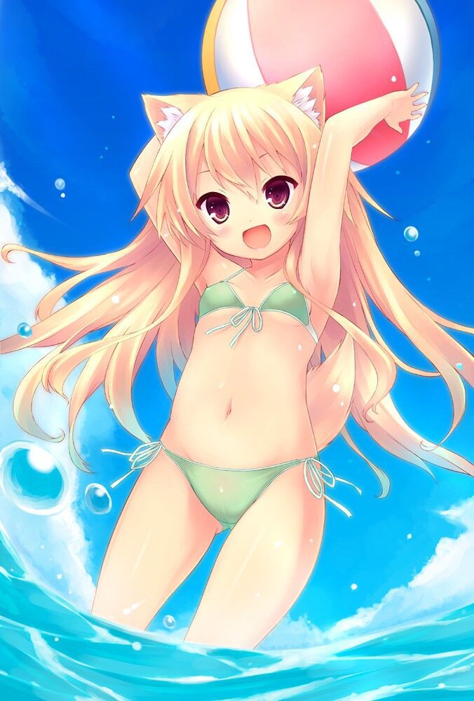 Secondary image of a cute girl's bikini swimsuit 134