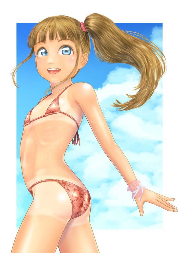 Secondary image of a cute girl's bikini swimsuit 138