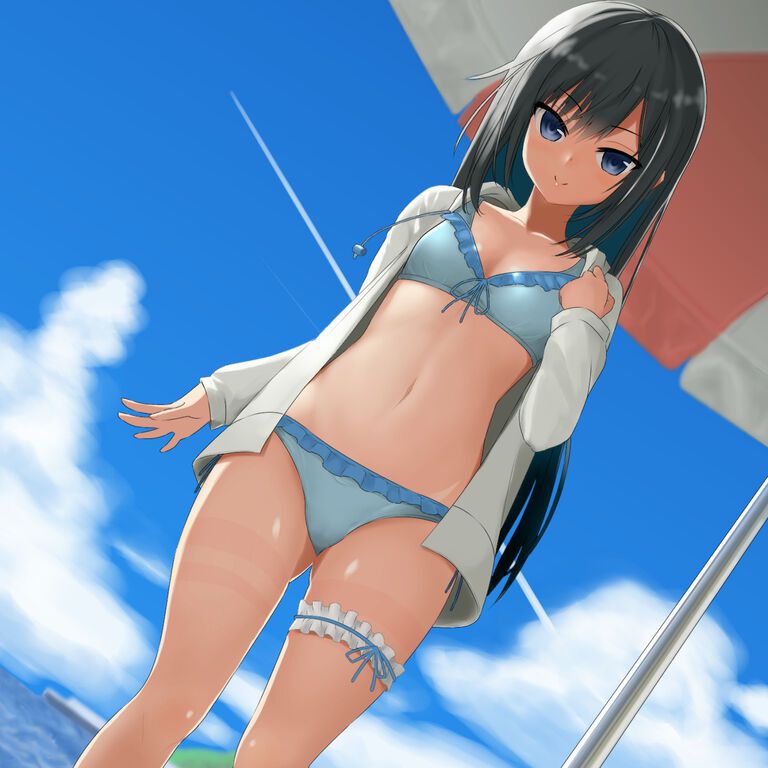 Secondary image of a cute girl's bikini swimsuit 54